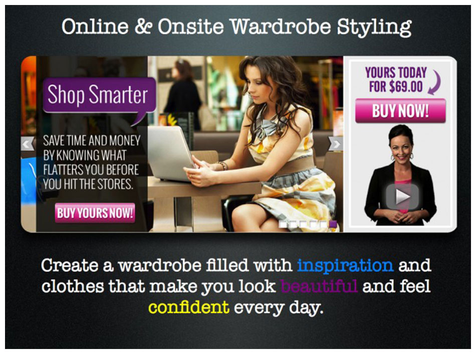 Online & onsite Wardrobe Styling