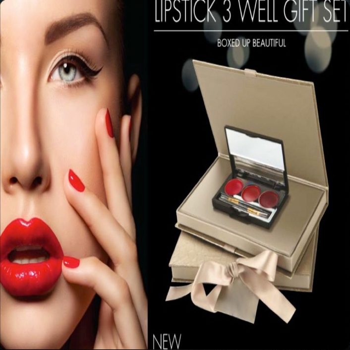 3 Well Lipstick Palette Gift Set