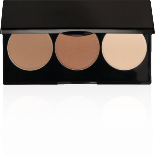 3 Well Contour Powder Pallet