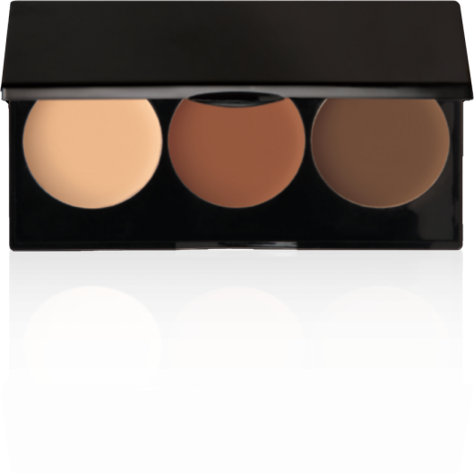 3 Well Cream Contour Pallet